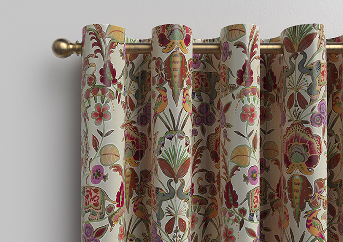 Bangalore Faux Silk, Maroon - Made to Measure Curtain - Image 12